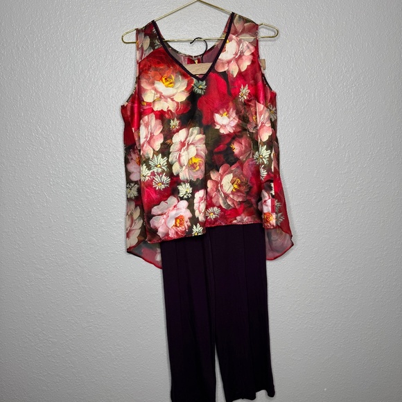 NWT B by Ted Baker Pajama set-Lounge in style comfort purple floral - Picture 2 of 14